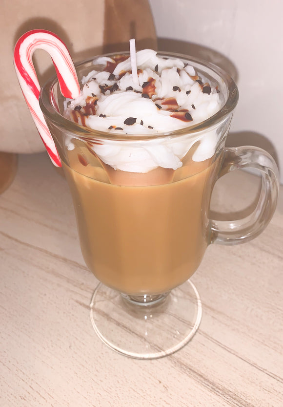 Peppermint Mocha Latte Candle